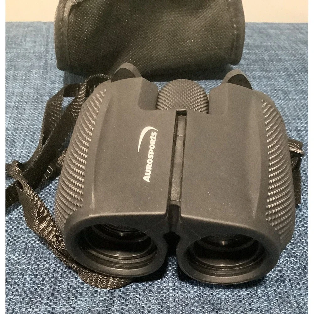 Aurosports 10x25 Folding High Powered Binoculars With Weak Light Night...